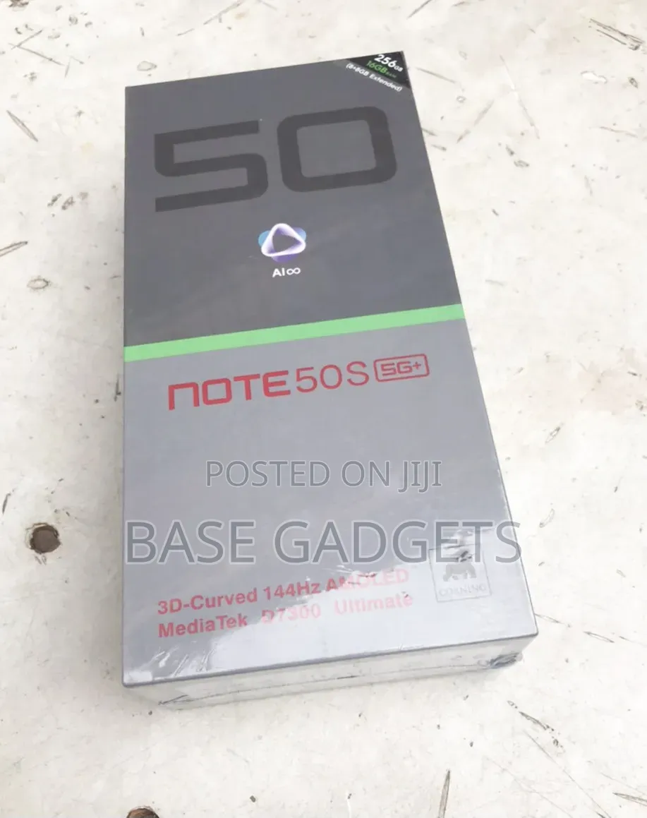 New Infinix Note 50s 256 GB Black
