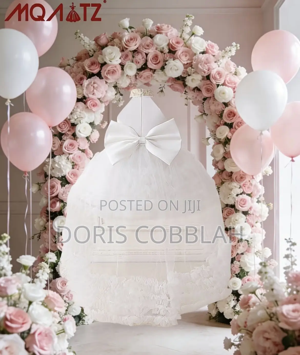 Beautiful Floral Dress for Birthday Shoot, Party and Wedding