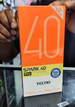 New Tecno Spark 40 Pro 256 GB Black