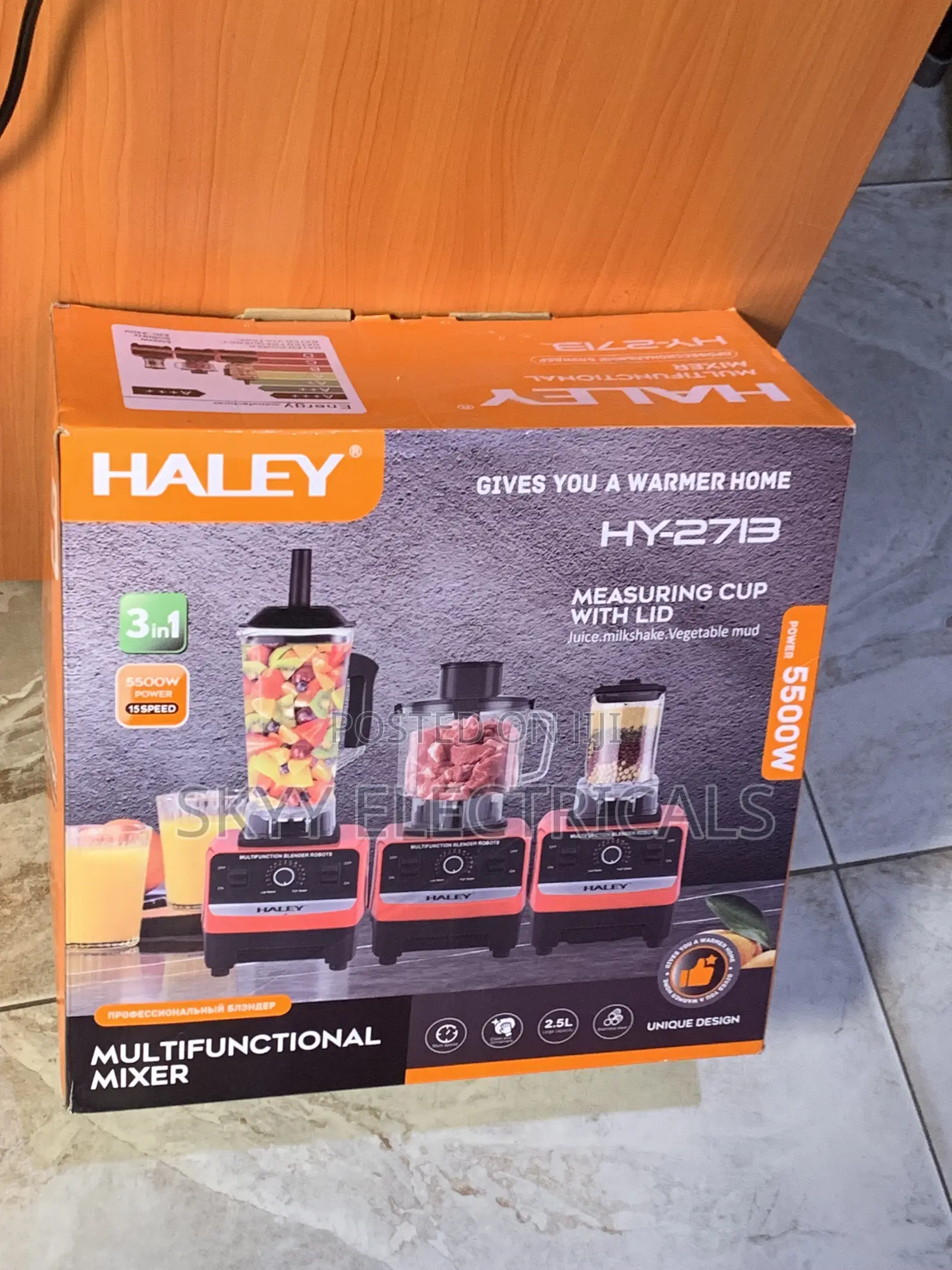 Hy-2713 Haley 3in-1 Multi Functional Mixer