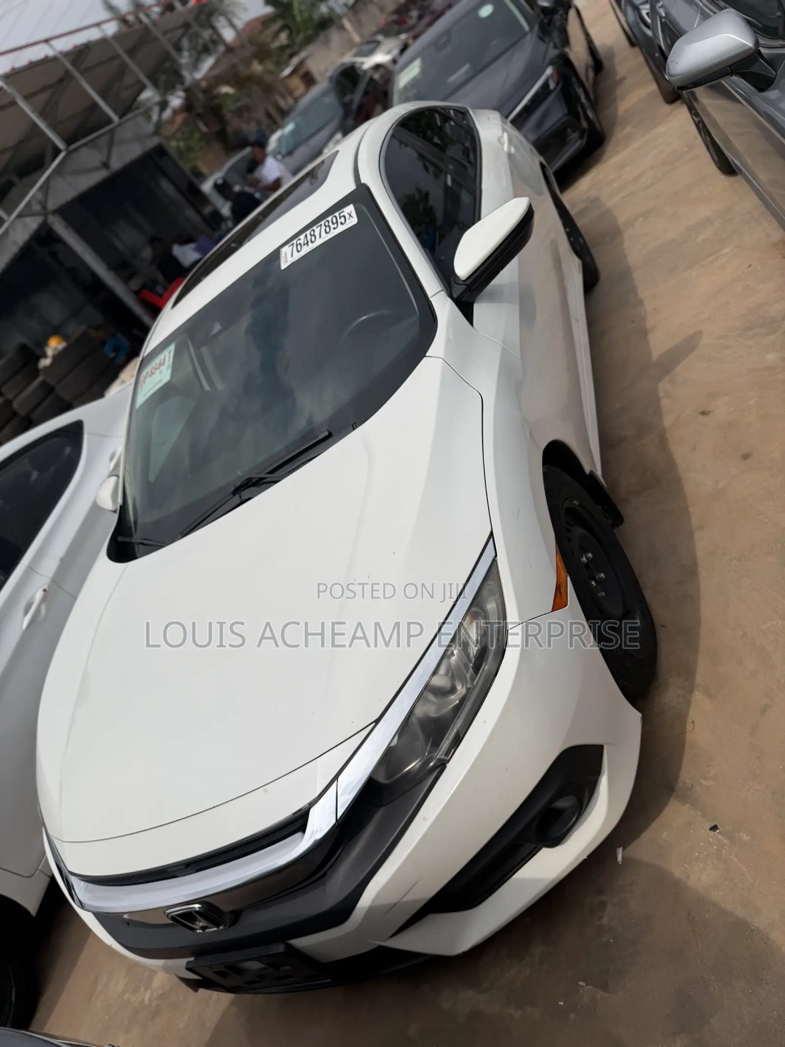 Honda Civic EX 4dr Sedan (1.5L 4cyl) 2016 White