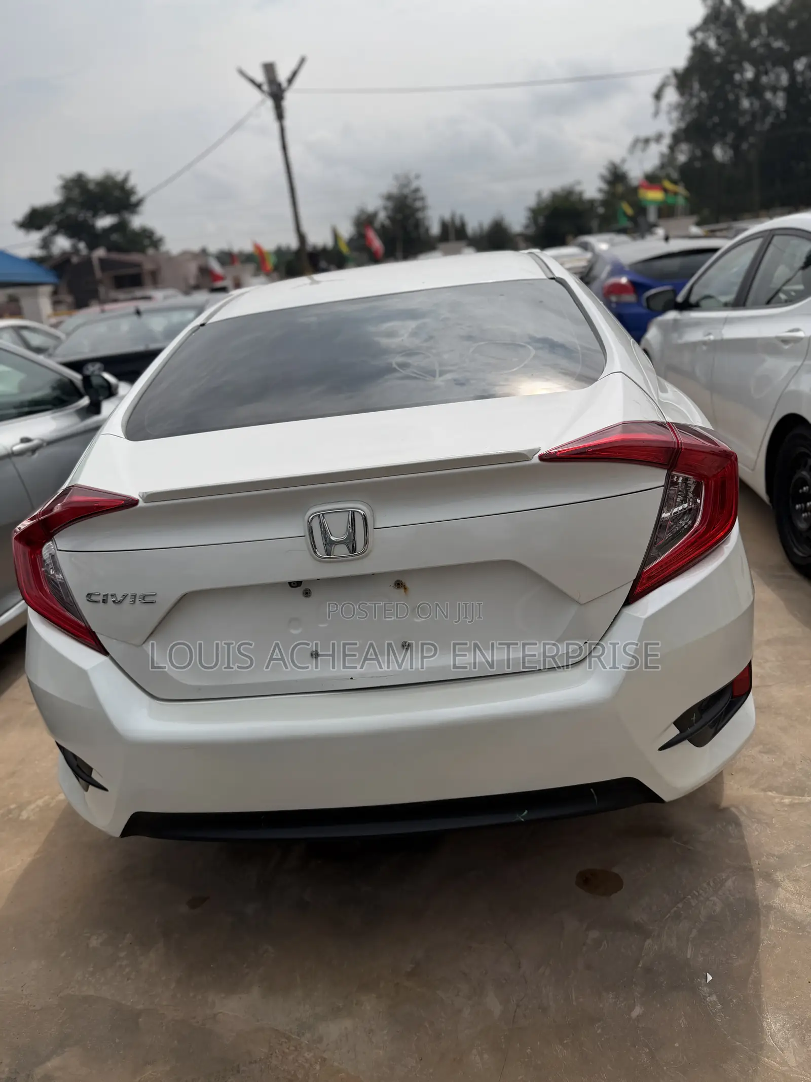Honda Civic EX 4dr Sedan (1.5L 4cyl) 2016 White