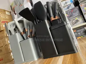 Non-Stick Silicone Ladle Set With Knives