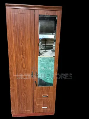 Two-Door Foreign Wardrobe With Mirror