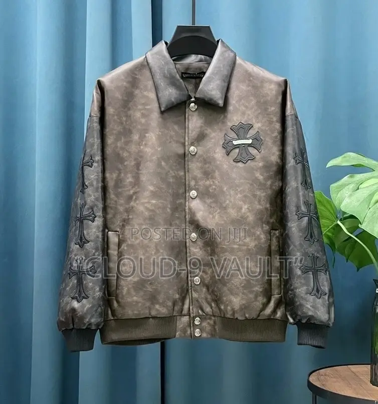 Chrome Hearts Vintage Cross Leather Jacket
