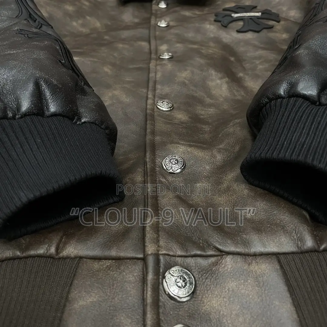 Chrome Hearts Vintage Cross Leather Jacket
