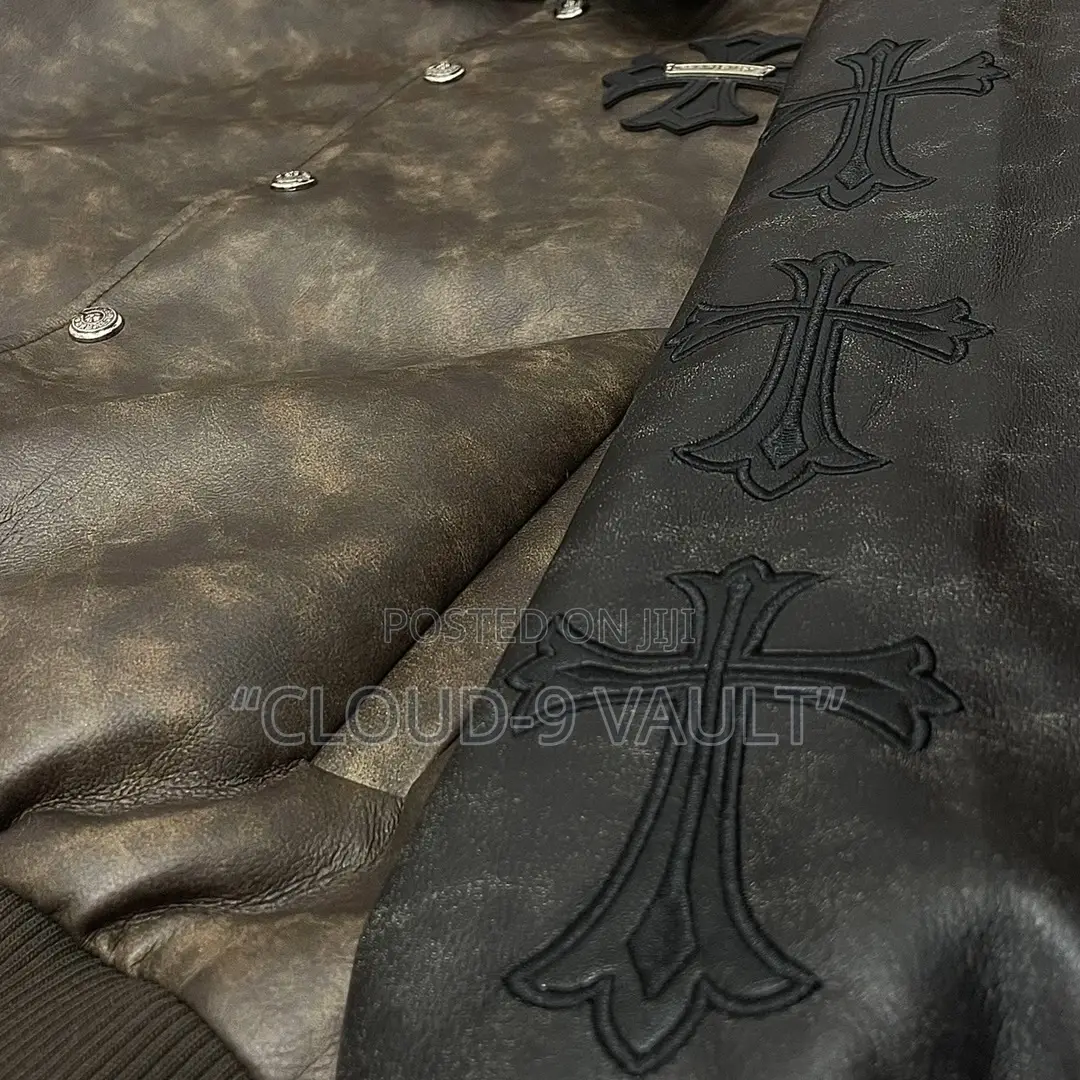 Chrome Hearts Vintage Cross Leather Jacket