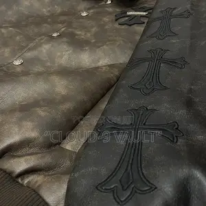Chrome Hearts Vintage Cross Leather Jacket