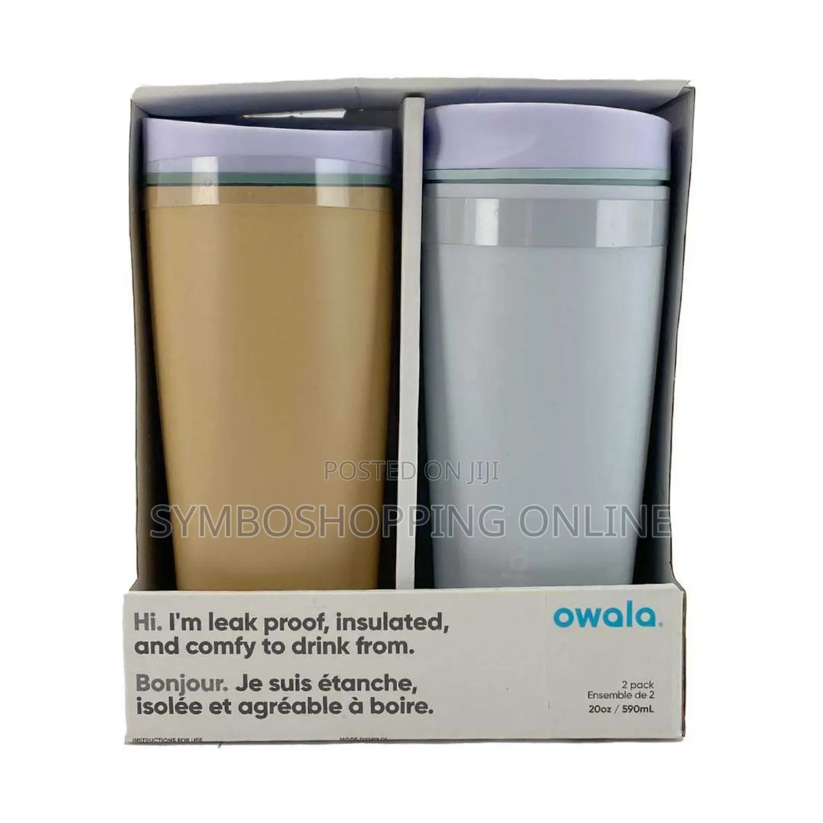 The Owala SmoothSip 2-Pack 590ml (20 Oz)