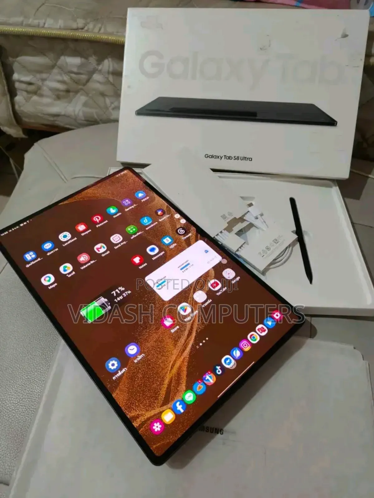 New Samsung Galaxy Tab S8 Ultra 512 GB Black