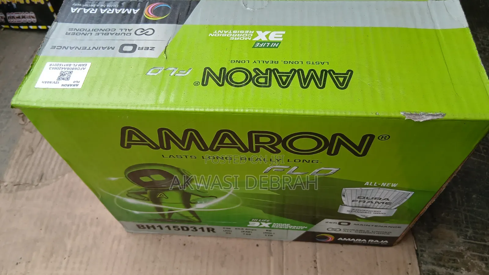 Original Amaron Batteries 17 Plate Block
