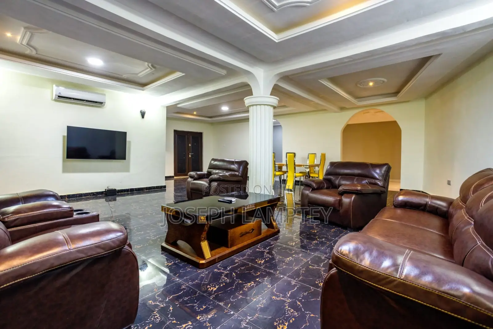 Furnished 3bdrm Apartment in Joseph Lamptey, American House for rent