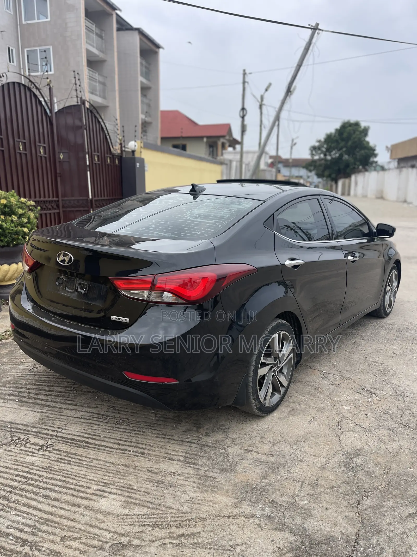 Hyundai Elantra Limited 4dr Sedan (1.8L 4cyl 6A) 2014 Black