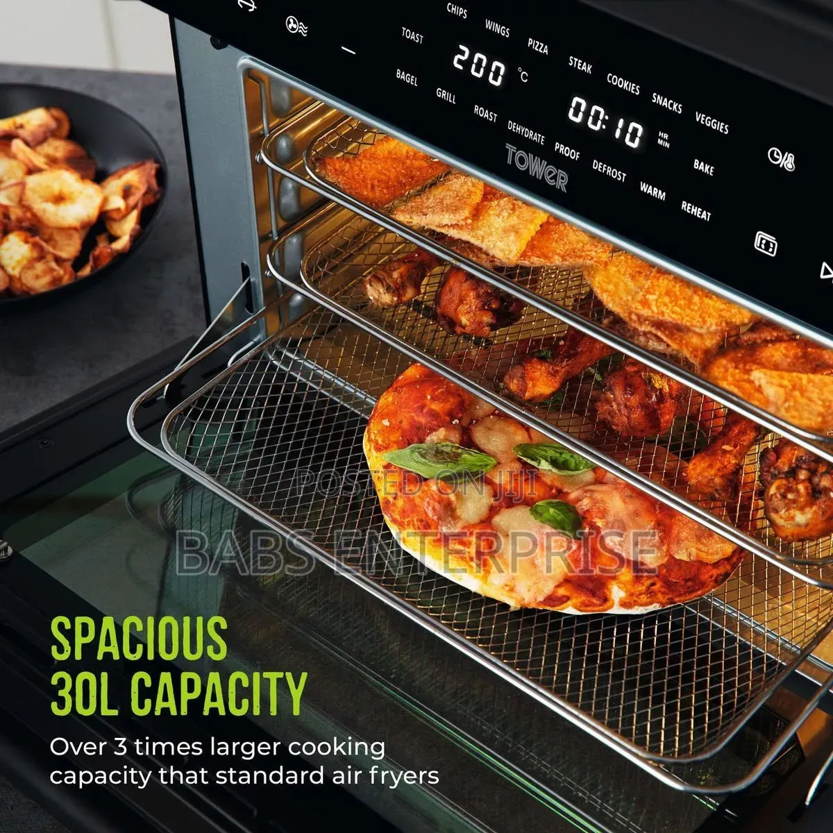 Tower Vortx Platinum Xpress 18-in-1 Air Fryer Oven - 30L