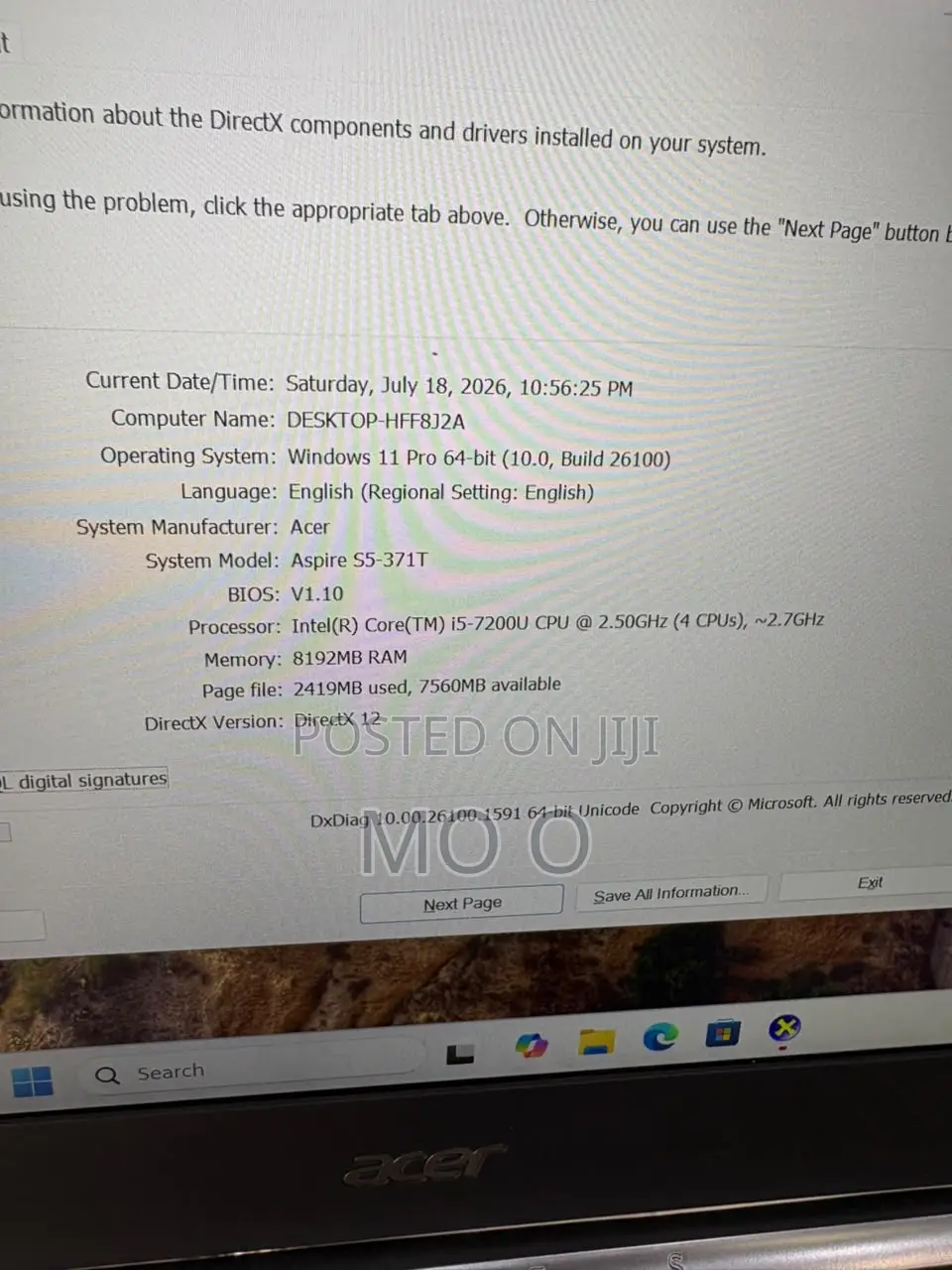 Laptop Acer Aspire S 13 8GB Intel Core i5 SSD 256GB