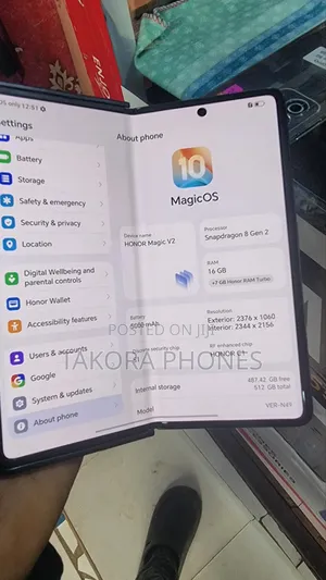New Honor Magic V2 512 GB Black