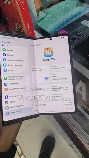 New Honor Magic V2 512 GB Black