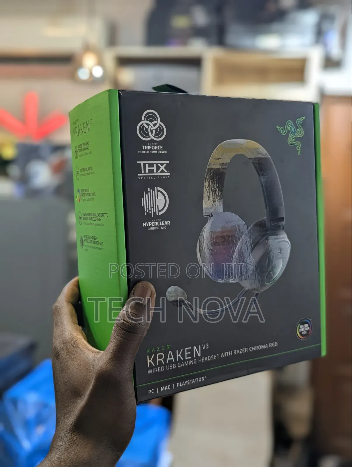 Razer Kraken V3 HyperSense Wired USB Gaming Headset
