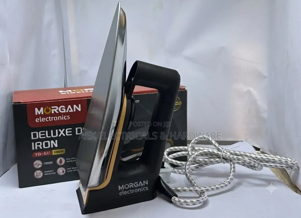 Morgan Deluxe Dry Iron YD-S11 1000W Non-Stick Soleplate