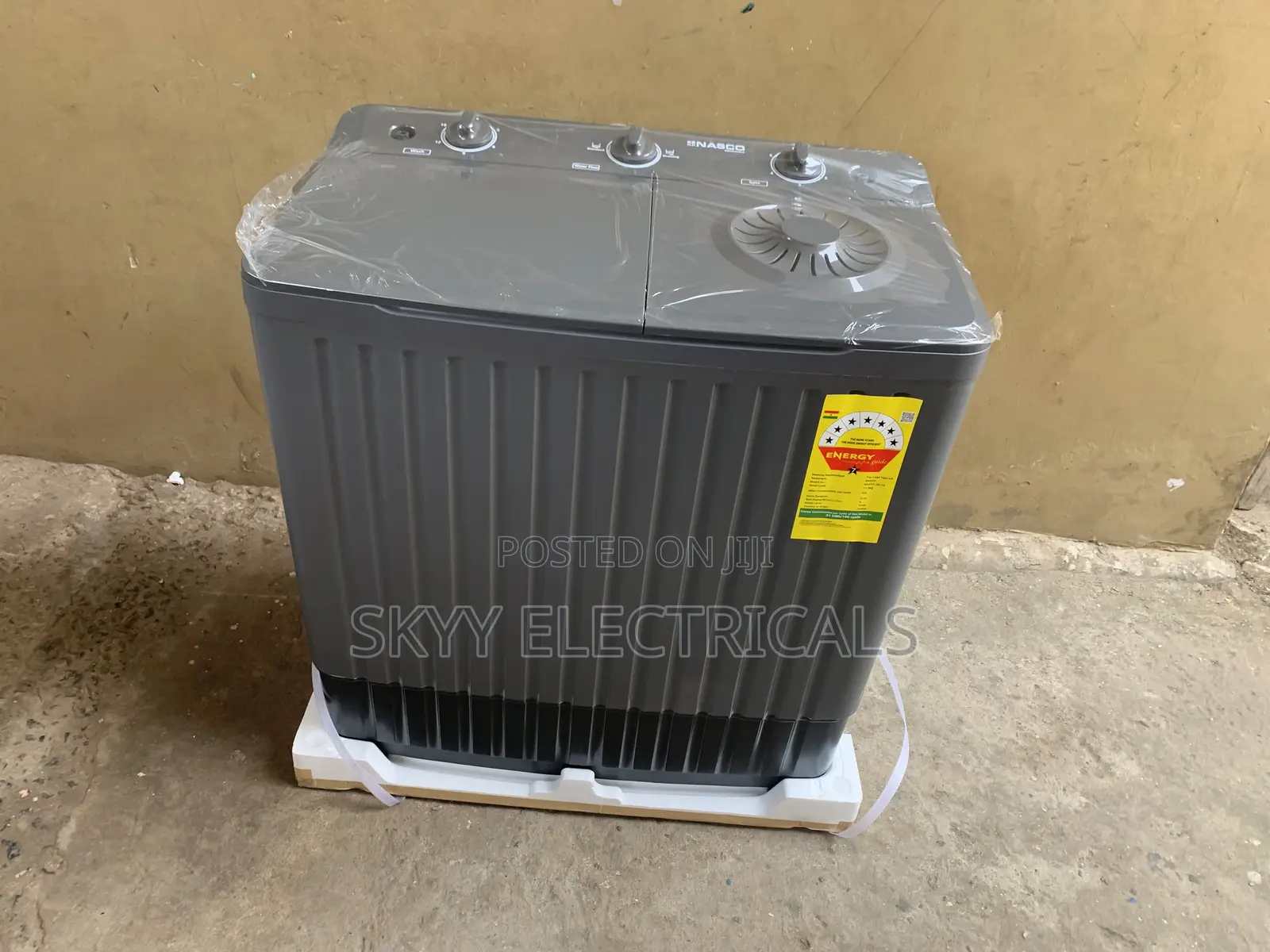 Original Nasco 10kg TwinTub Top WashingMachine