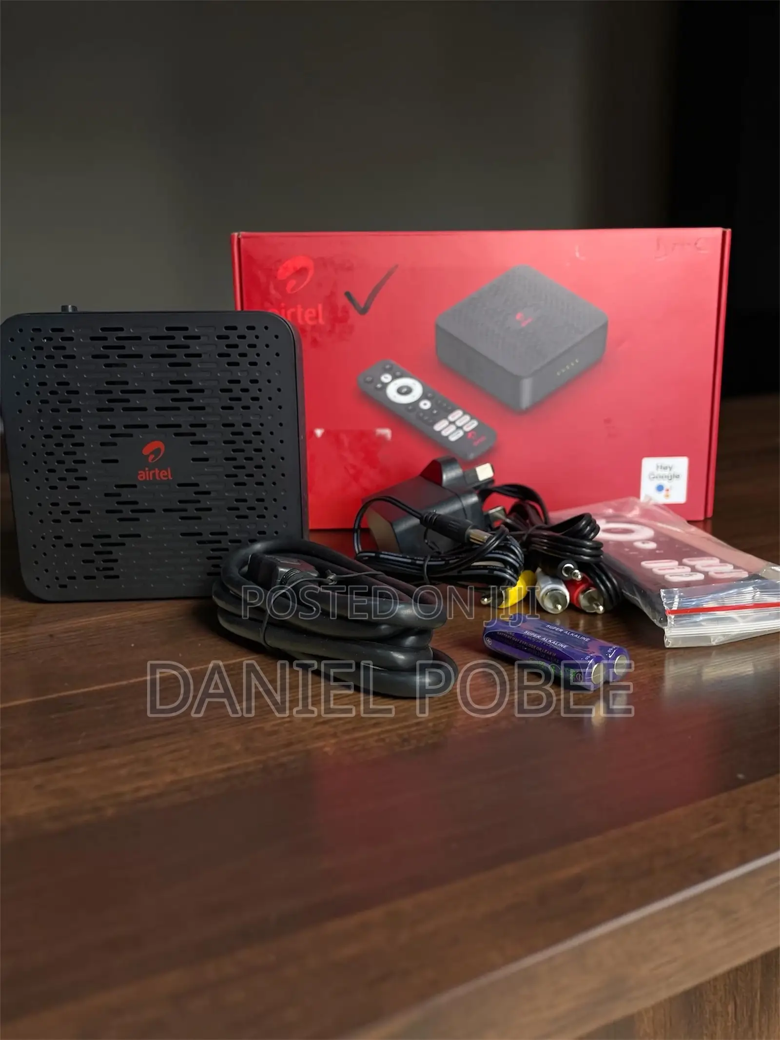 Airtel Android TV Box With Voice Remote – Complete Set