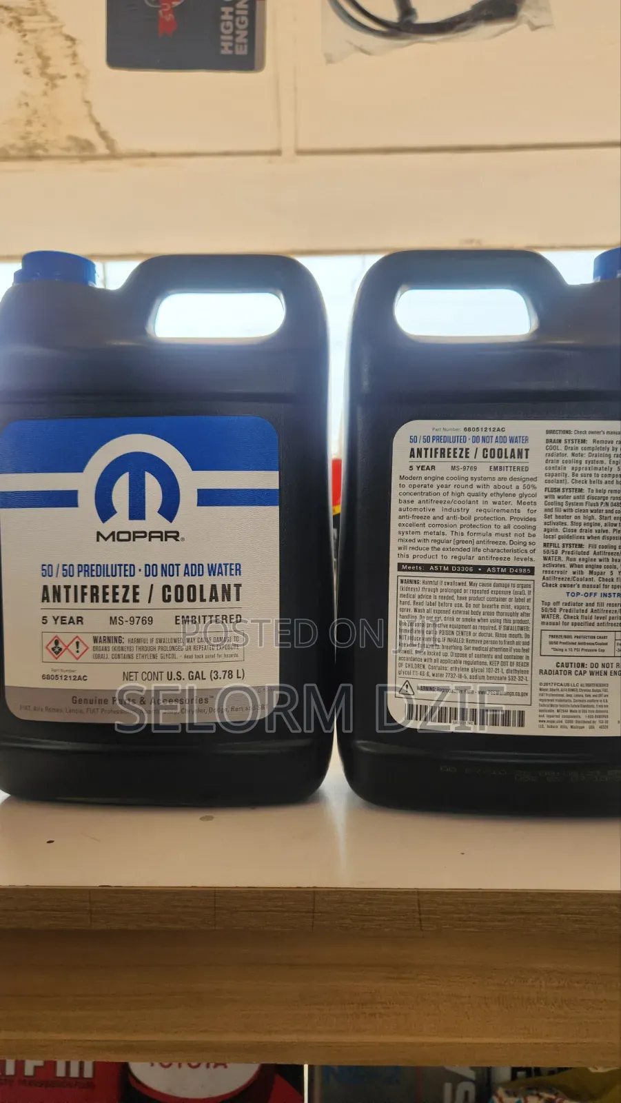 Mopar Antifreeze /Coolant