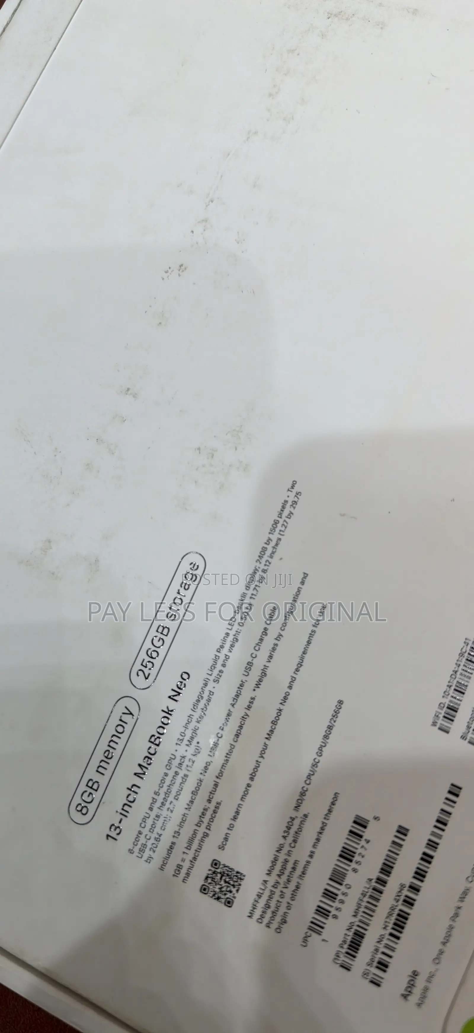 Laptop Apple MacBook Neo 2026 8GB SSD 256GB