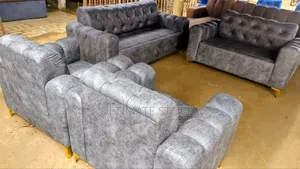 Quality Leather-Material Sofa Set