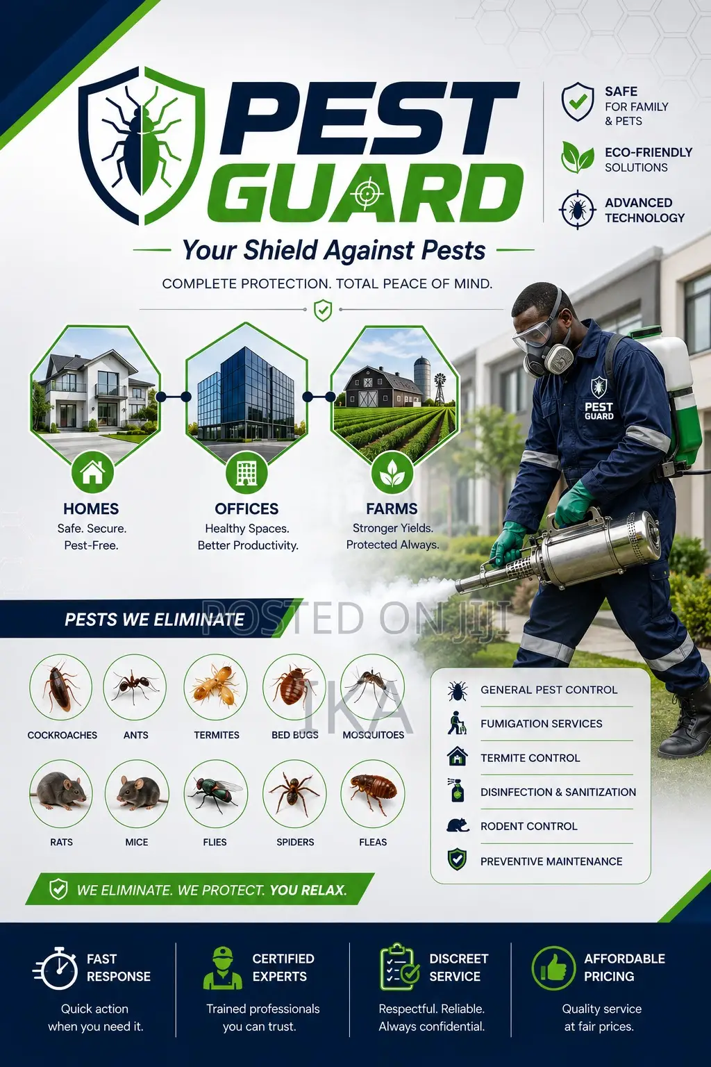 Pest Guard – Fumigation Pest Control Services