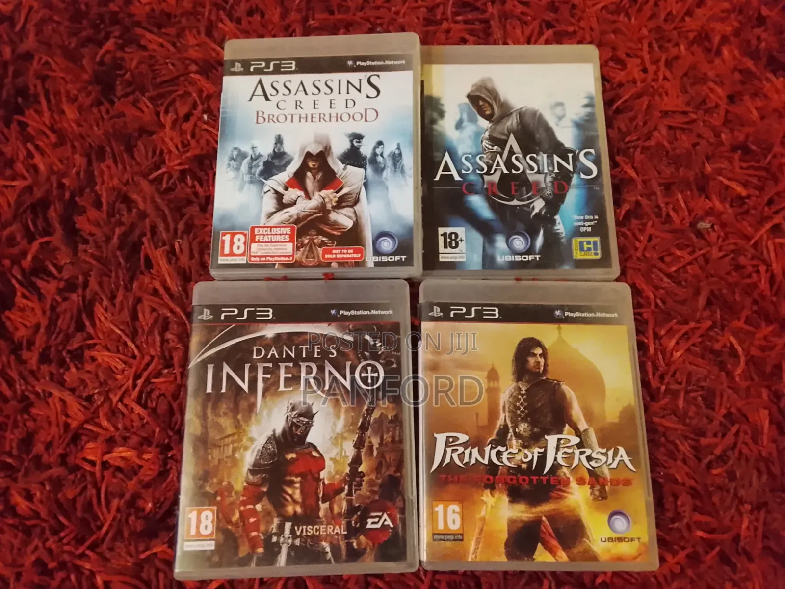 PS3 Assassin's Creed, Prince of Persia Dante's Inferno