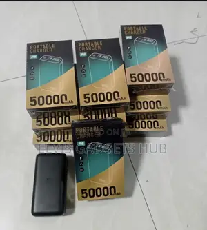 P5 50000mAh Power Bank - 22.5W Fast Charging Black
