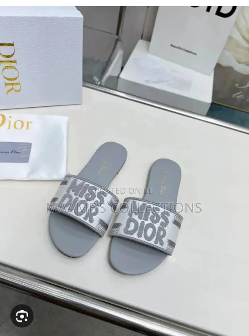Miss Dior Luxury-Inspired Women’s Slide Sandals / Slippers With Box