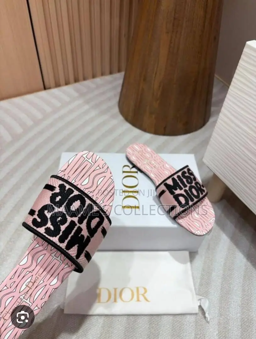 Miss Dior Luxury-Inspired Women’s Slide Sandals / Slippers With Box