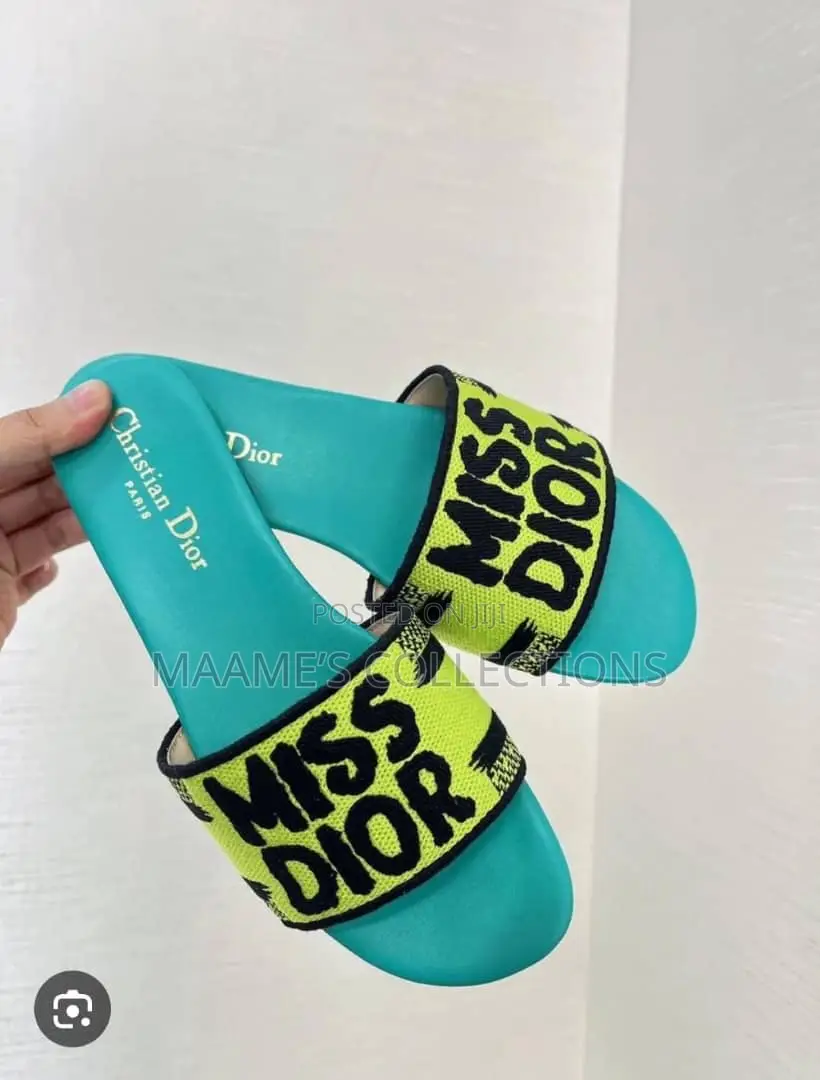 Miss Dior Luxury-Inspired Women’s Slide Sandals / Slippers With Box