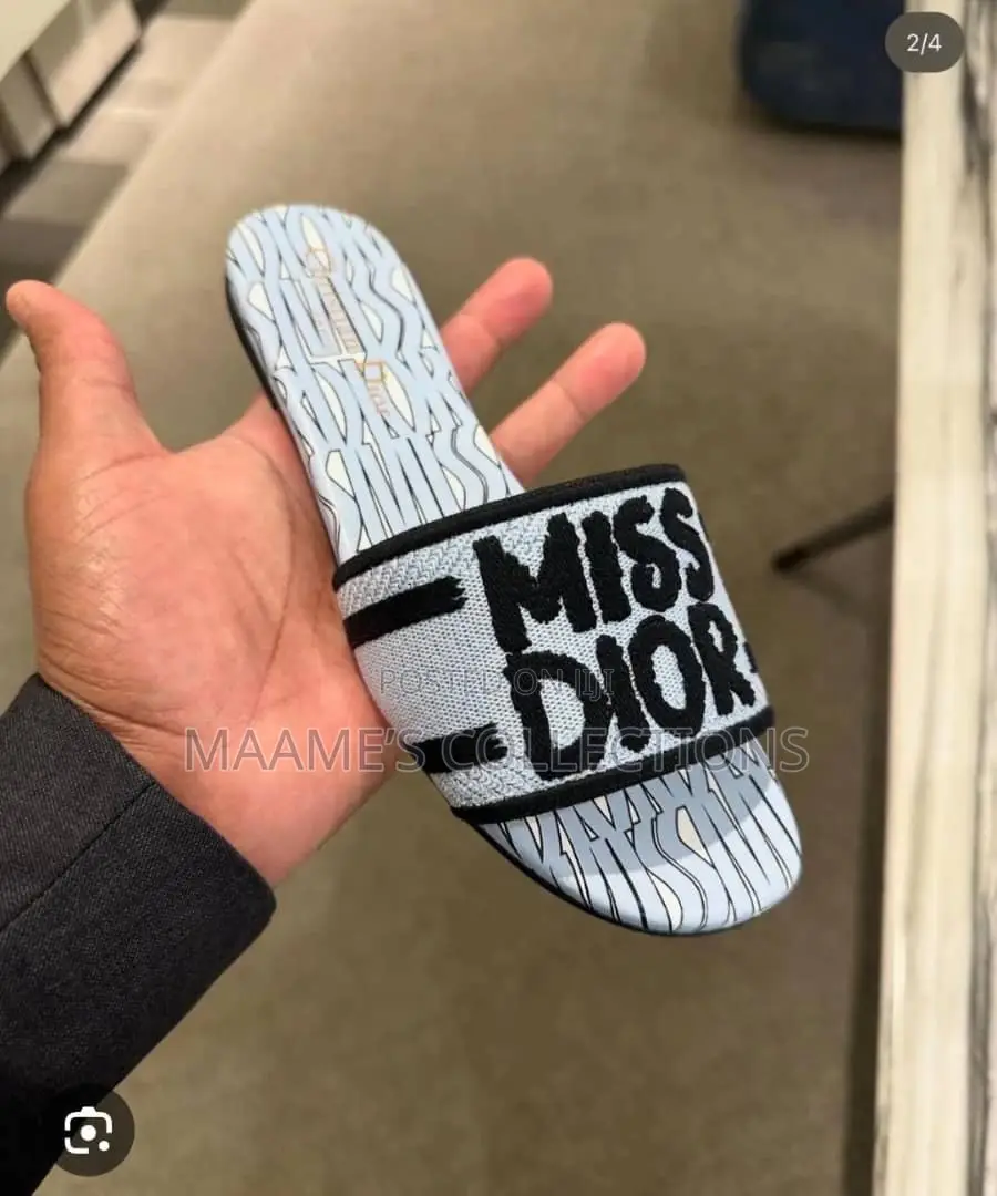Miss Dior Luxury-Inspired Women’s Slide Sandals / Slippers With Box