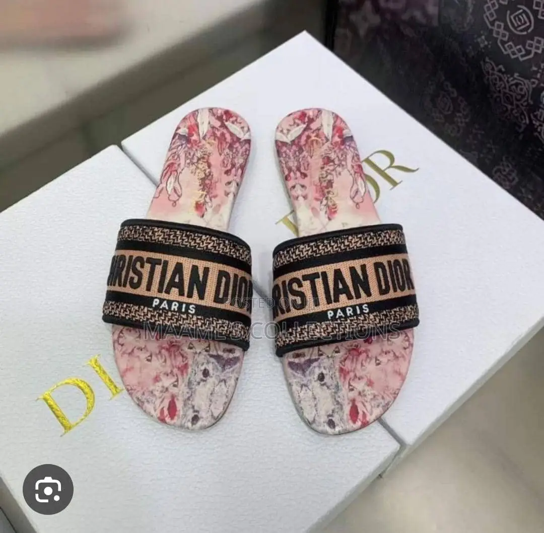 Miss Dior Luxury-Inspired Women’s Slide Sandals / Slippers With Box