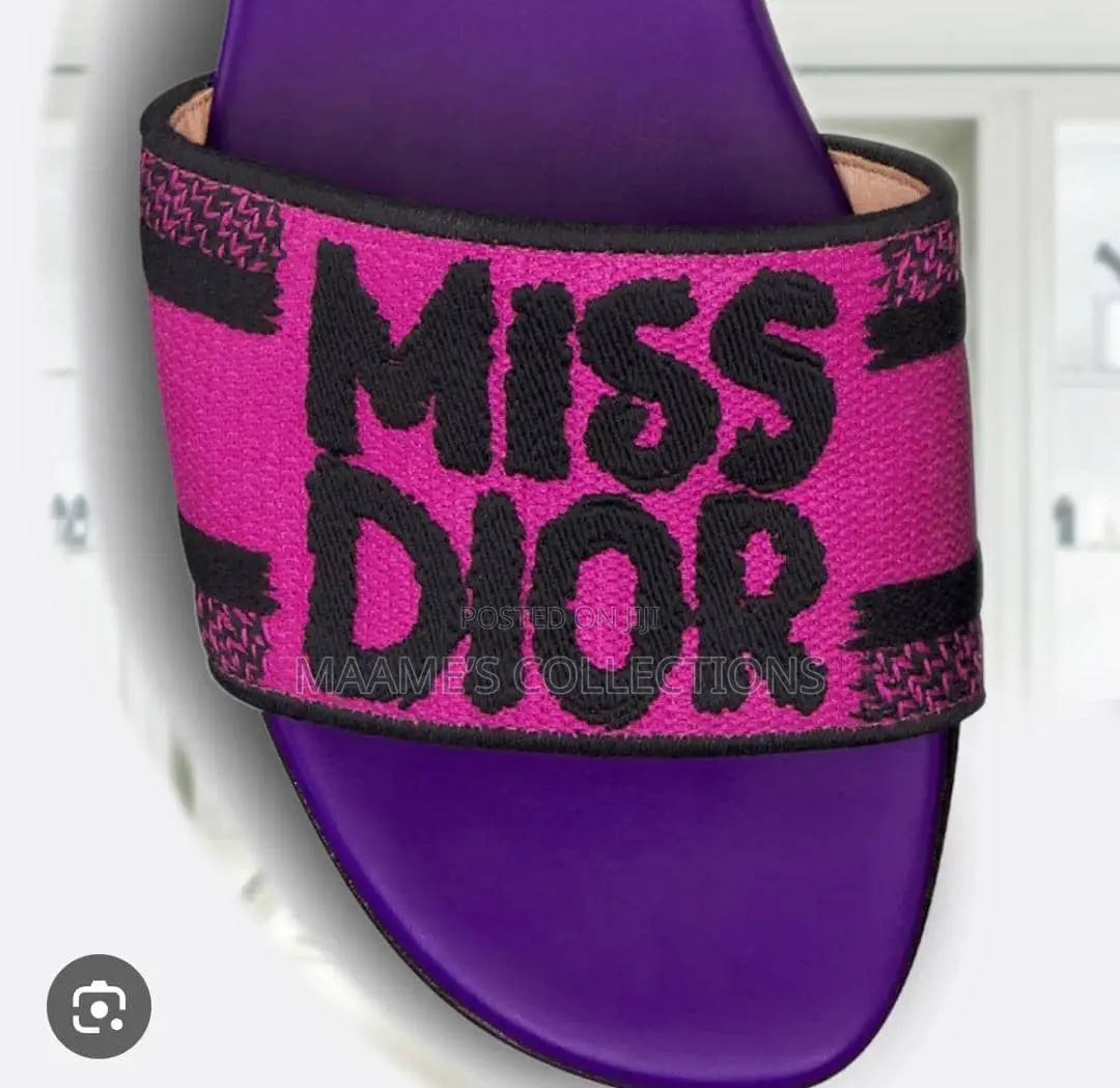 Miss Dior Luxury-Inspired Women’s Slide Sandals / Slippers With Box