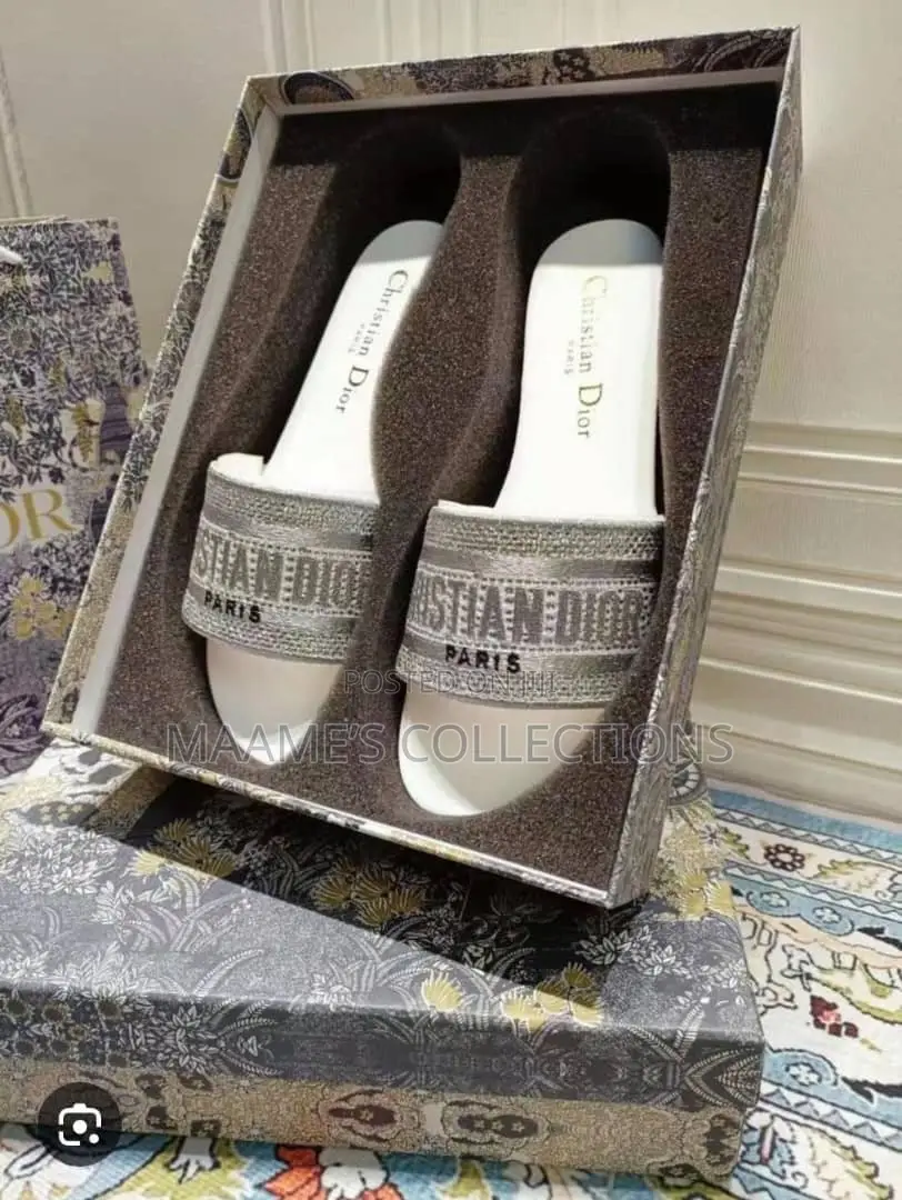 Miss Dior Luxury-Inspired Women’s Slide Sandals / Slippers With Box