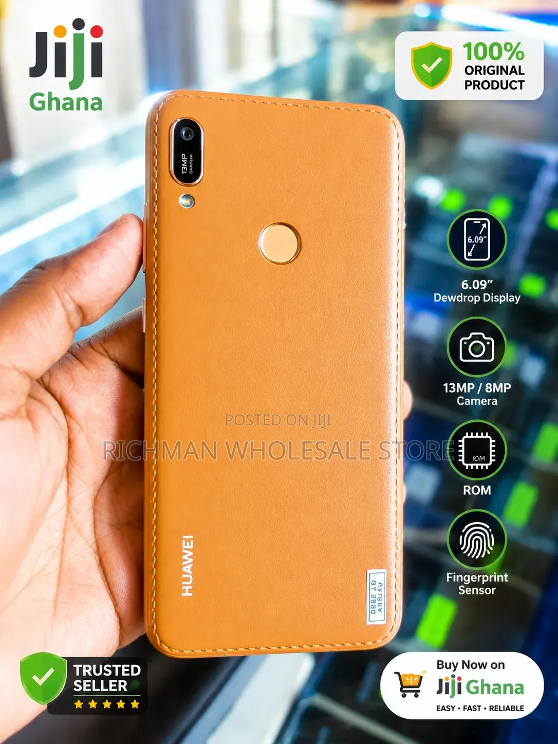 Huawei Y6p 64 GB Orange