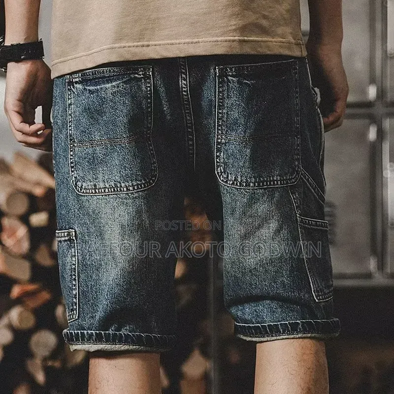 Premium Men's Denim Shorts – Strong Quality | Sizes 30–38