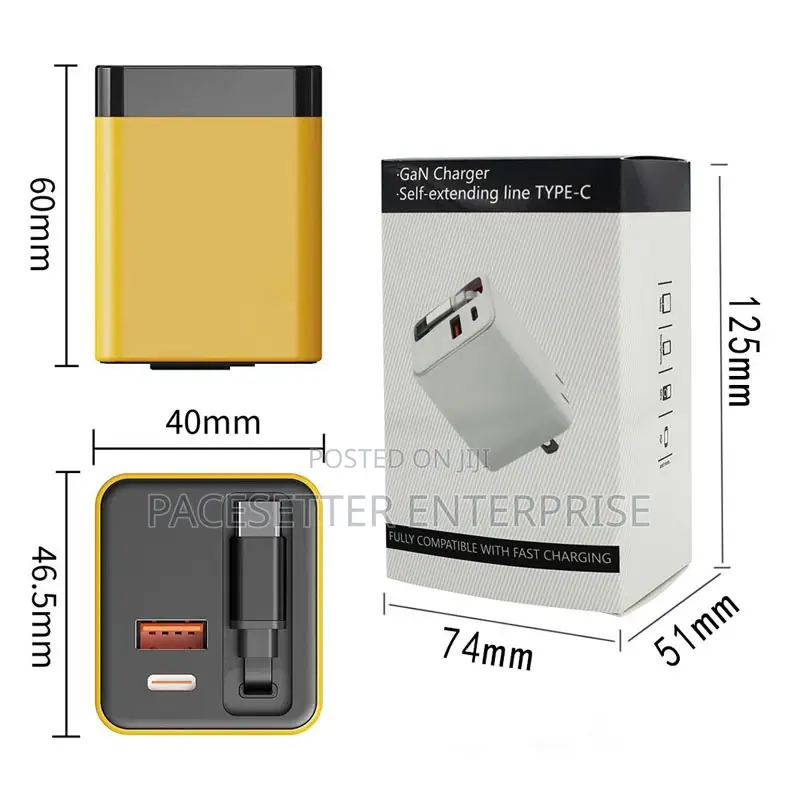 Retractable Type C Charger