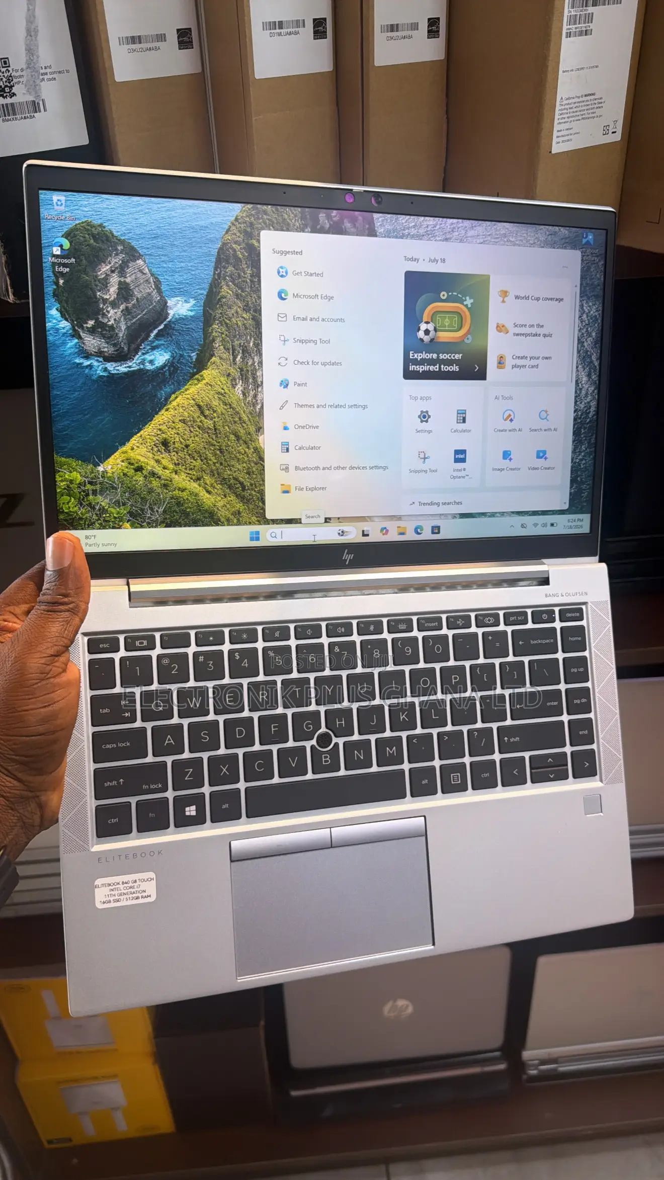 Laptop HP EliteBook 840 G7 16GB Intel Core i5 SSD 256GB