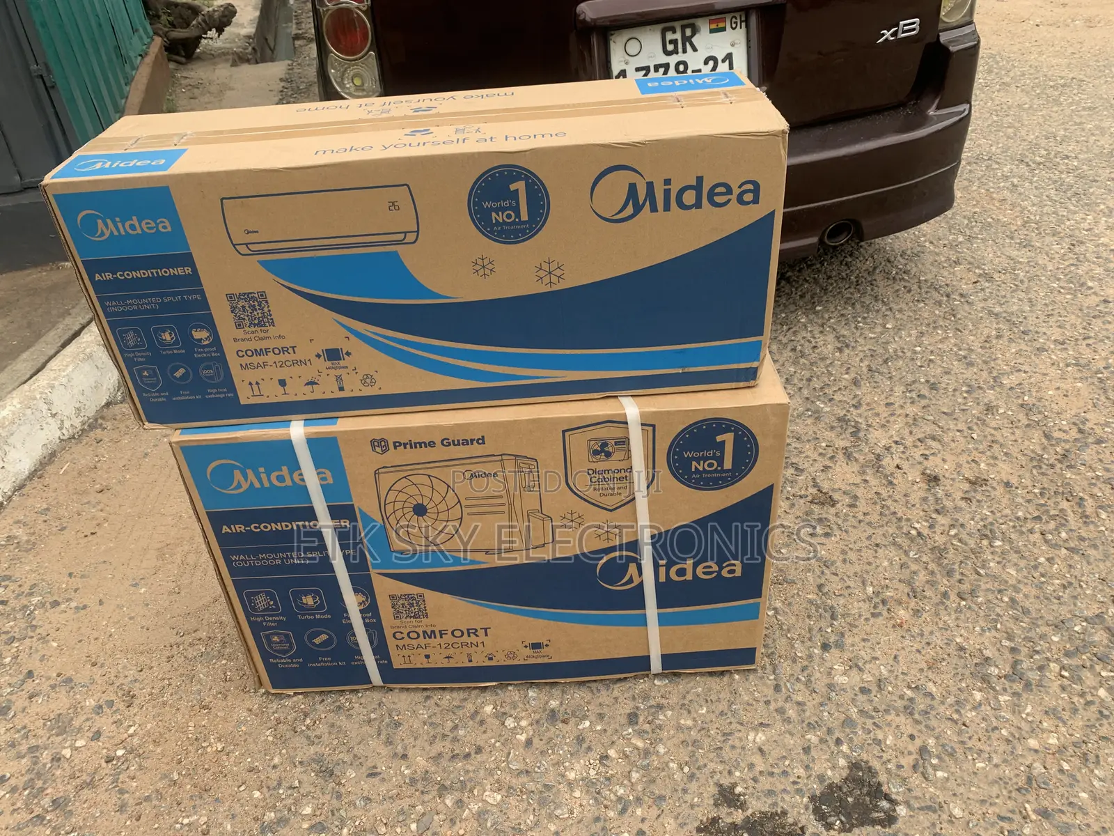 Affordable Midea 2.0hp Split AC R410 Gas