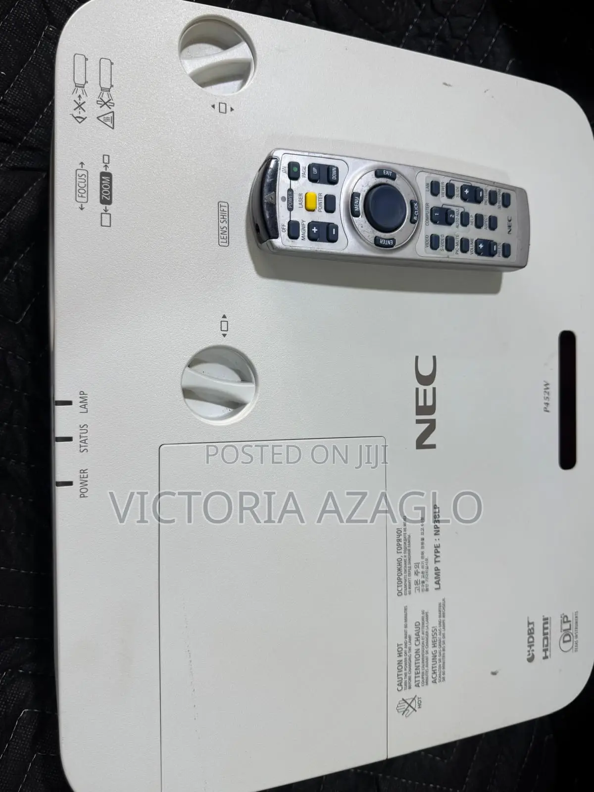 NEC P452W Projector - High Graphics