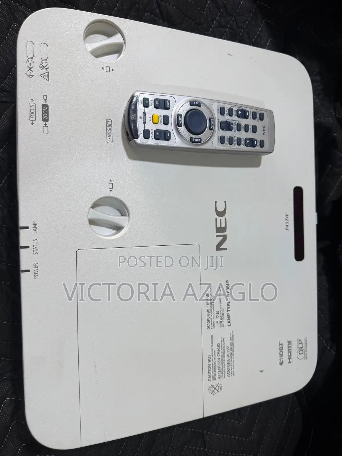 NEC P452W Projector - High Graphics