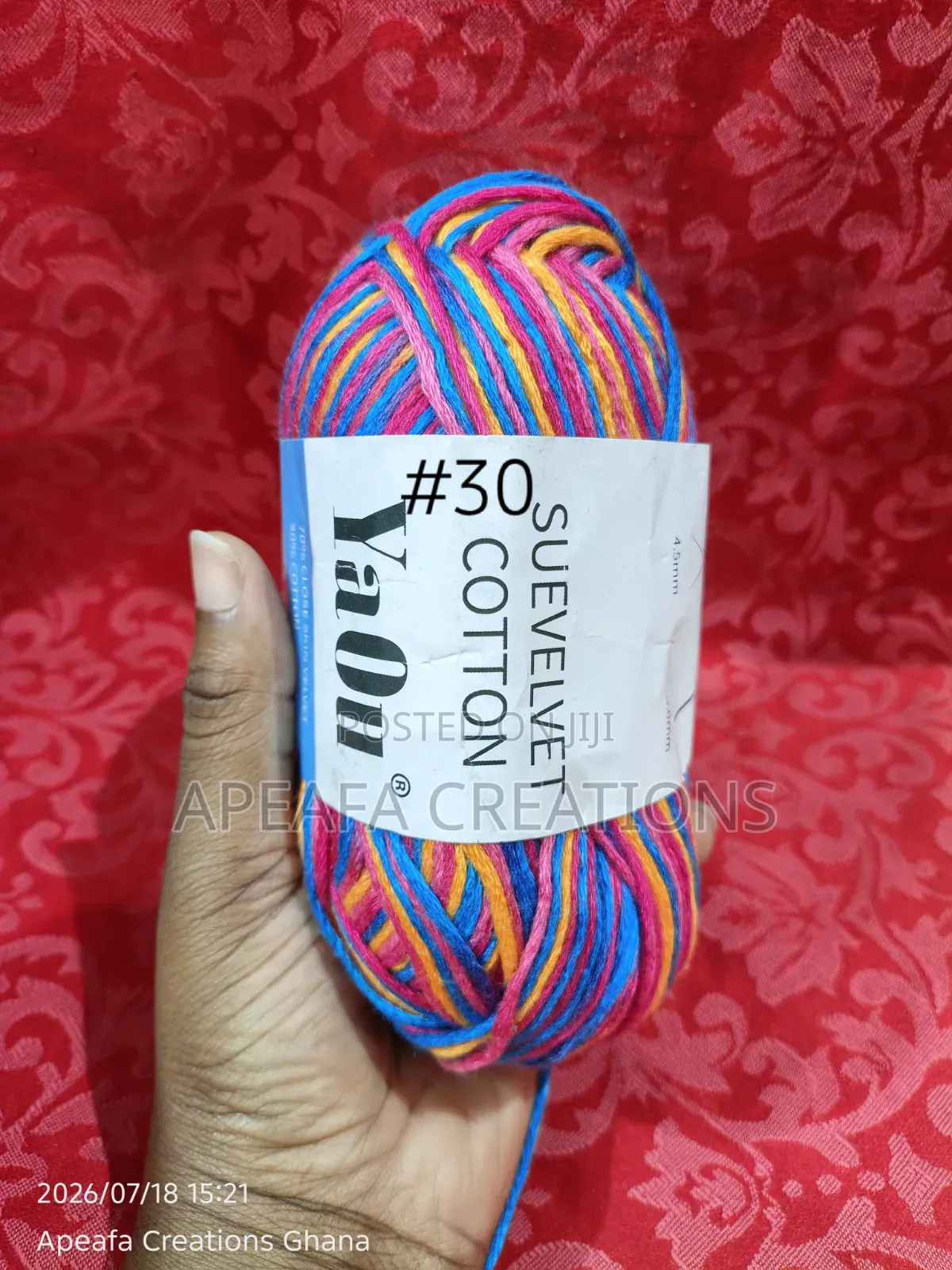 Suevelvet Cotton Yarn