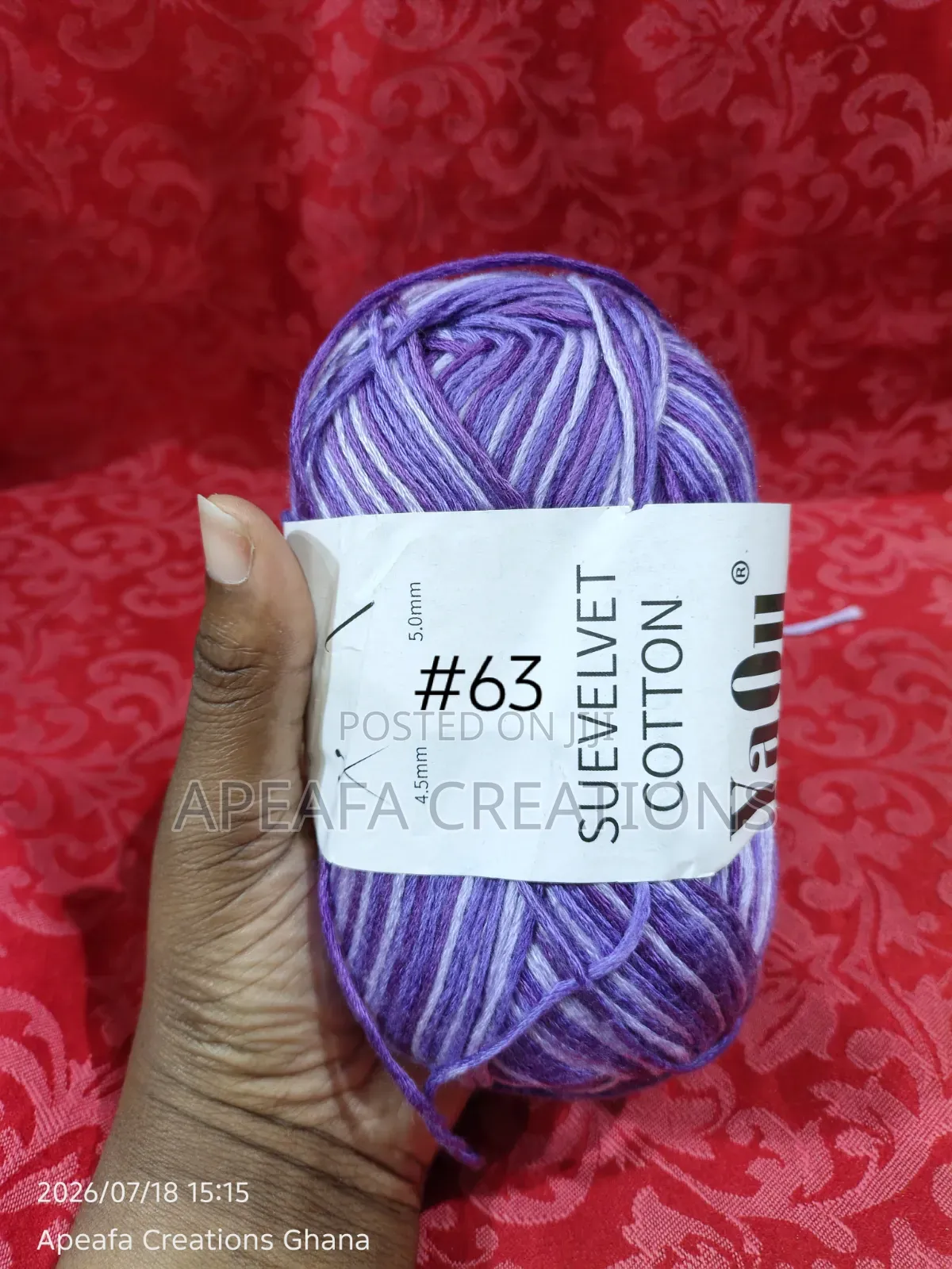 Suevelvet Cotton Yarn