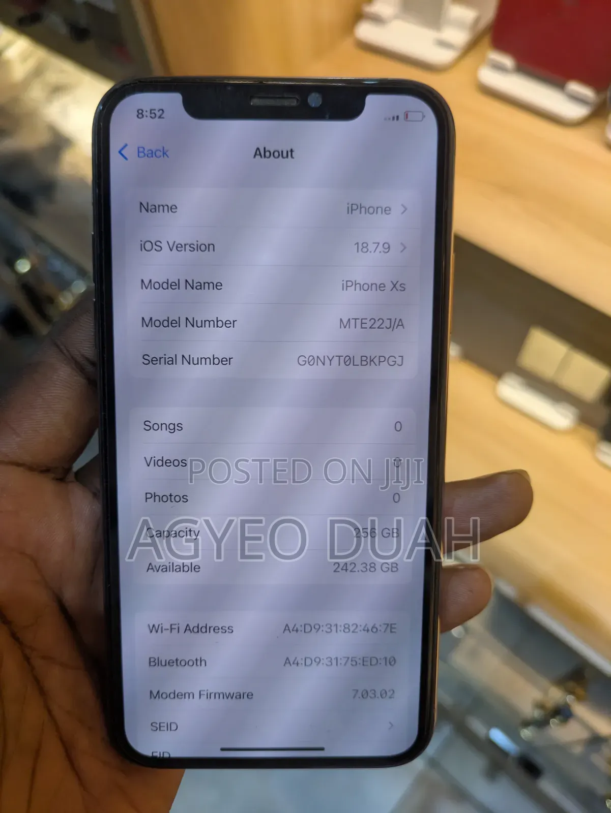 Apple iPhone XS 256 GB Gold