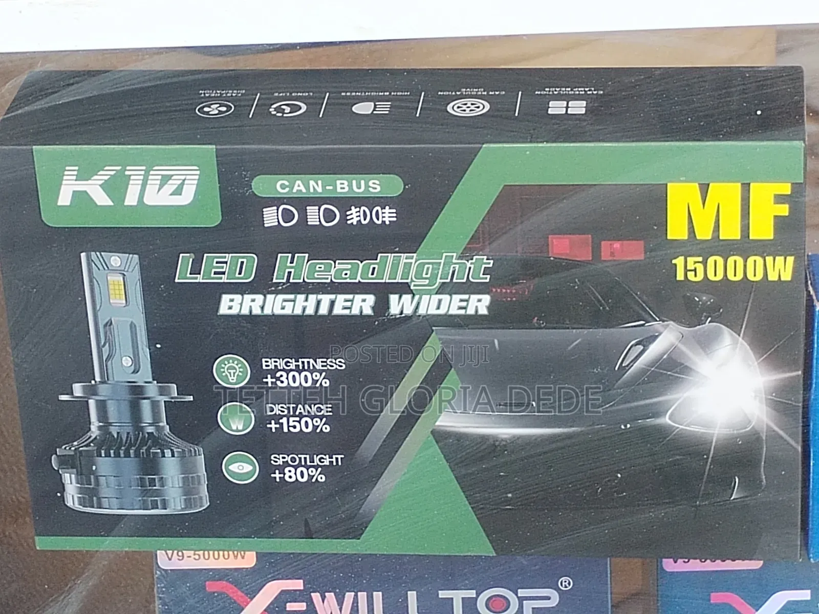LED Headlight, Car Alarm System and Coil