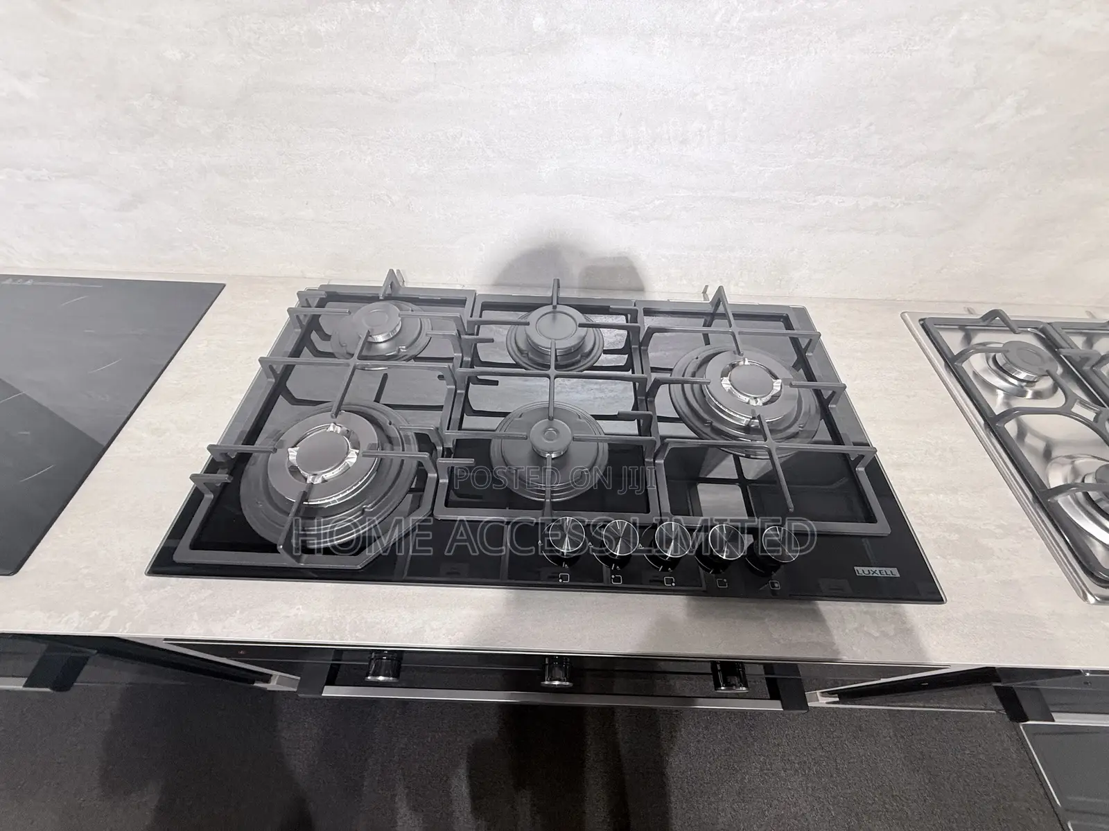 Luxell 90cm 5gas Hob Glass